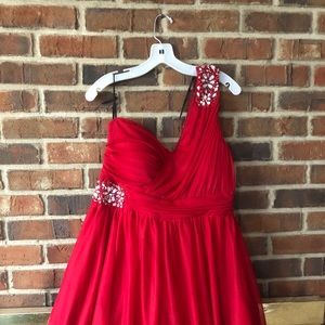 Homecoming red sparkly dress
